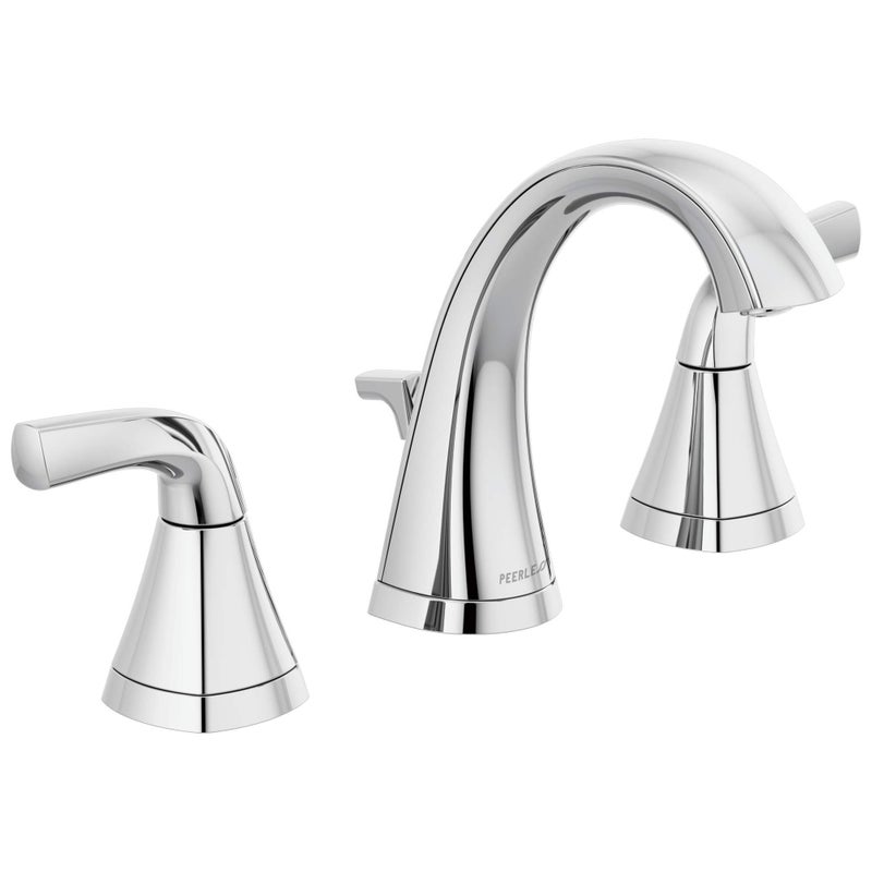 Peerless P3535LF Parkwood Two Handle Lavatory Faucet Widespread, Chrome - Image 1
